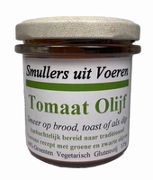 Smullers uit Voeren Tomaat Olijf Spread 135g