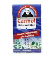 Carmol halspastilles suikervrij 45g