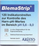 Blema-Strips pH meetstrips indicator speeksel/urine 120st